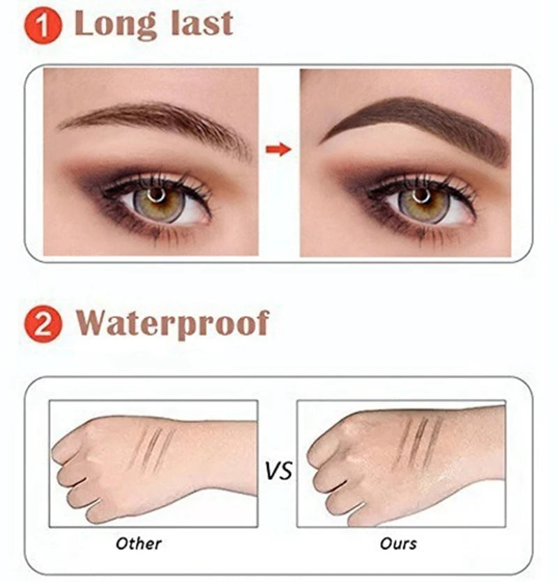 Caneta Delineadora para Sobrancelha Fio a Fio Resistente a Agua