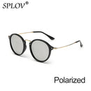 Óculos de Sol Redondos Vintage Espelhados