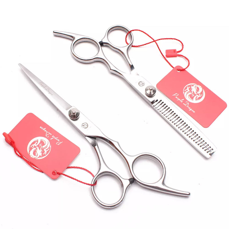 Tesoura Fio Navalha + Tesoura Desbaste - Kit profissional para Cabeleireiros e Barbeiros