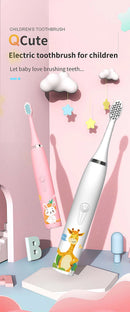 Escova de Dentes Elétrica Infantil para Higiene Bucal - Uso Diário