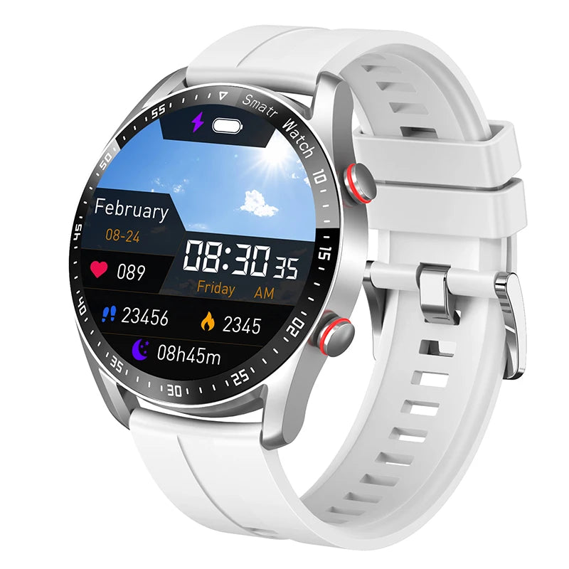 Smartwatch Premium 2025 – Resistente à Água, Fitness Tracker e Chamadas (Compatível com Android e iOS)