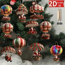 Conjunto com 10 Enfeites Natalinos de Madeira – Balão com Papai Noel.
Peças planas em 2D, perfeitas para decorar sua árvore com um toque rústico e encantador!