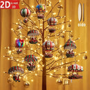 Conjunto com 10 Enfeites Natalinos de Madeira – Balão com Papai Noel.
Peças planas em 2D, perfeitas para decorar sua árvore com um toque rústico e encantador!