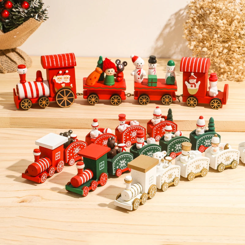 Trem Natalino – Presente Criativo para o Natal 2025 e Ano Novo 2026 | Decoração Charmosa para sua Casa