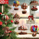 Conjunto com 10 Enfeites Natalinos de Madeira – Balão com Papai Noel.
Peças planas em 2D, perfeitas para decorar sua árvore com um toque rústico e encantador!