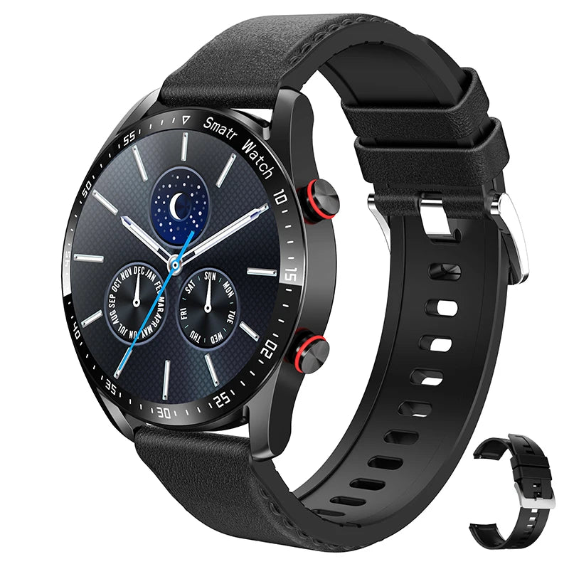 Smartwatch Premium 2025 – Resistente à Água, Fitness Tracker e Chamadas (Compatível com Android e iOS)