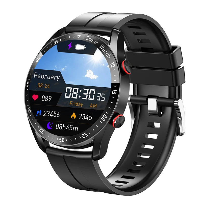 Smartwatch Premium 2025 – Resistente à Água, Fitness Tracker e Chamadas (Compatível com Android e iOS)