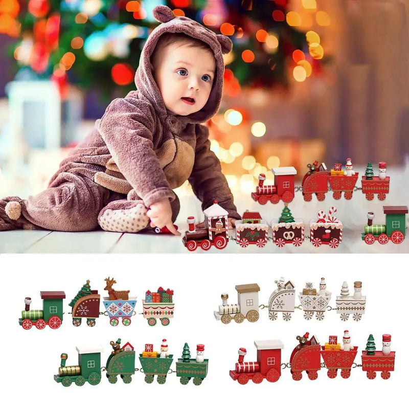Trem Natalino – Presente Criativo para o Natal 2025 e Ano Novo 2026 | Decoração Charmosa para sua Casa