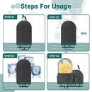 Rolador Facial de Gelo - Moldes de Silicone para Massagem com Cubos de Gelo, Reduz Inchaço dos Olhos e Ajuda a Encolher Poros.